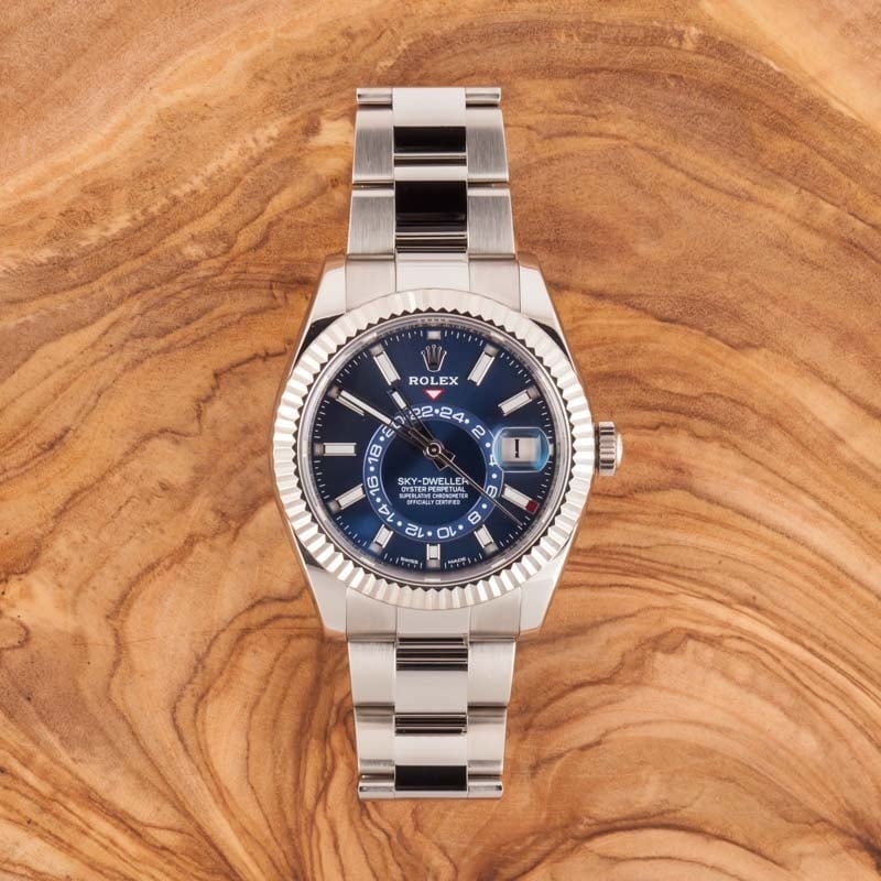 Sky-Dweller Blue Dial 42mm Luxury Men's Watch 326934-0003 Sky-Dweller Blue Dial 42mm Luxury Men's Watch 326934-0003